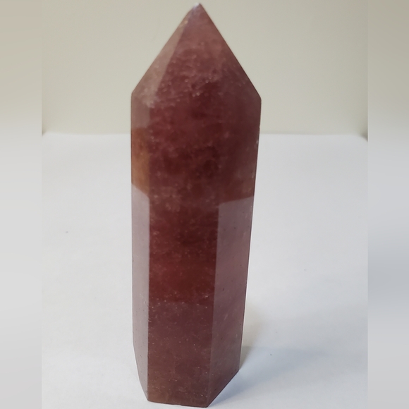 Strawberry Quartz Crystal Tower - Picture 4 of 9